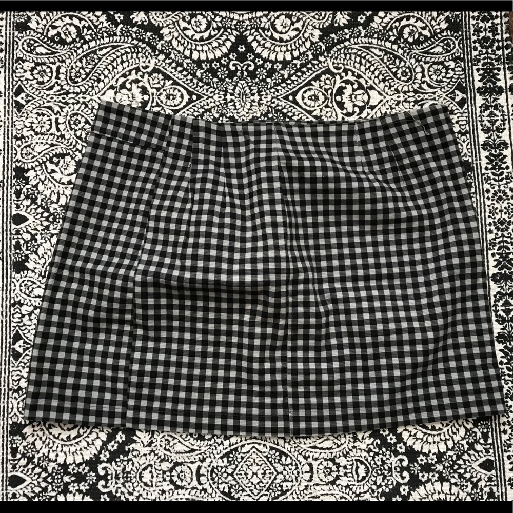 Zara plaid mini skirt